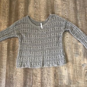 Aeropostale Sparkly Grey Sweater